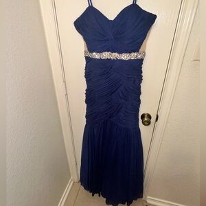 Jodi Kristopher Blue Mermaid Dress